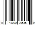 Barcode Image for UPC code 048000005359