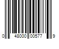 Barcode Image for UPC code 048000005779