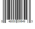 Barcode Image for UPC code 048000006493