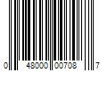 Barcode Image for UPC code 048000007087