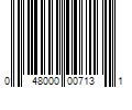 Barcode Image for UPC code 048000007131