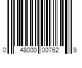 Barcode Image for UPC code 048000007629