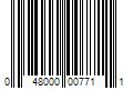 Barcode Image for UPC code 048000007711