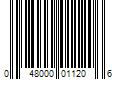 Barcode Image for UPC code 048000011206