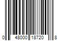 Barcode Image for UPC code 048000187208