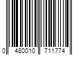 Barcode Image for UPC code 0480010711774