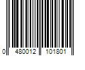 Barcode Image for UPC code 0480012101801