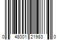 Barcode Image for UPC code 048001219830