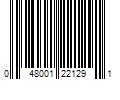 Barcode Image for UPC code 048001221291