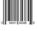 Barcode Image for UPC code 048001353855