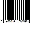 Barcode Image for UPC code 0480014083648