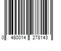 Barcode Image for UPC code 0480014278143