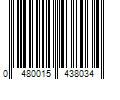 Barcode Image for UPC code 0480015438034