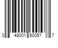 Barcode Image for UPC code 048001600577