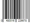 Barcode Image for UPC code 0480016226678