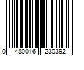 Barcode Image for UPC code 0480016230392