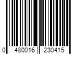 Barcode Image for UPC code 0480016230415