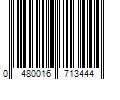 Barcode Image for UPC code 0480016713444