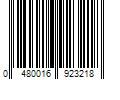 Barcode Image for UPC code 0480016923218