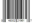 Barcode Image for UPC code 048002219617