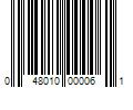 Barcode Image for UPC code 048010000061