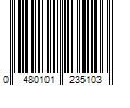 Barcode Image for UPC code 0480101235103