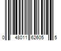 Barcode Image for UPC code 048011626055