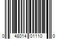 Barcode Image for UPC code 048014011100