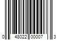 Barcode Image for UPC code 048022000073