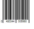 Barcode Image for UPC code 0480344005990