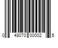 Barcode Image for UPC code 048070000025