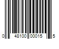 Barcode Image for UPC code 048100000155