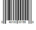 Barcode Image for UPC code 048100001558