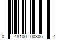 Barcode Image for UPC code 048100003064