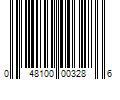 Barcode Image for UPC code 048100003286