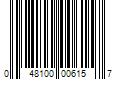 Barcode Image for UPC code 048100006157