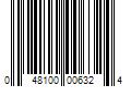 Barcode Image for UPC code 048100006324