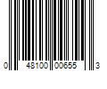 Barcode Image for UPC code 048100006553