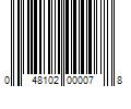 Barcode Image for UPC code 048102000078