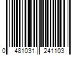 Barcode Image for UPC code 0481031241103