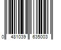 Barcode Image for UPC code 0481039635003