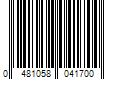 Barcode Image for UPC code 0481058041700