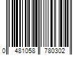 Barcode Image for UPC code 0481058780302