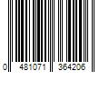 Barcode Image for UPC code 0481071364206