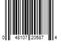 Barcode Image for UPC code 048107205874