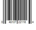 Barcode Image for UPC code 048107221164