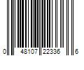 Barcode Image for UPC code 048107223366