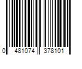 Barcode Image for UPC code 0481074378101