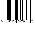 Barcode Image for UPC code 048109345547