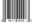 Barcode Image for UPC code 048111000083